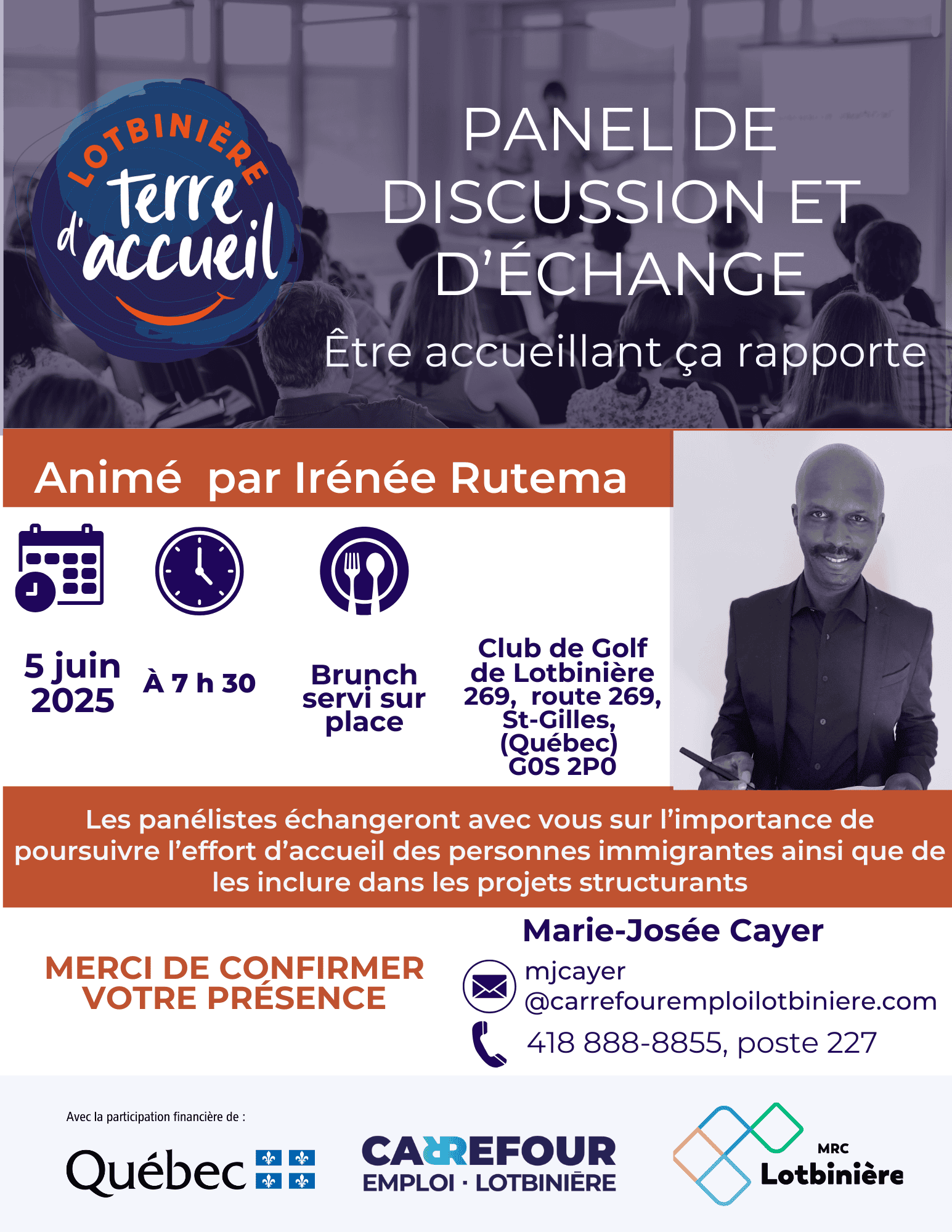 Déjeuner / Panel de discussion et d’échange en immigration: Être accueillant, ça rapporte!