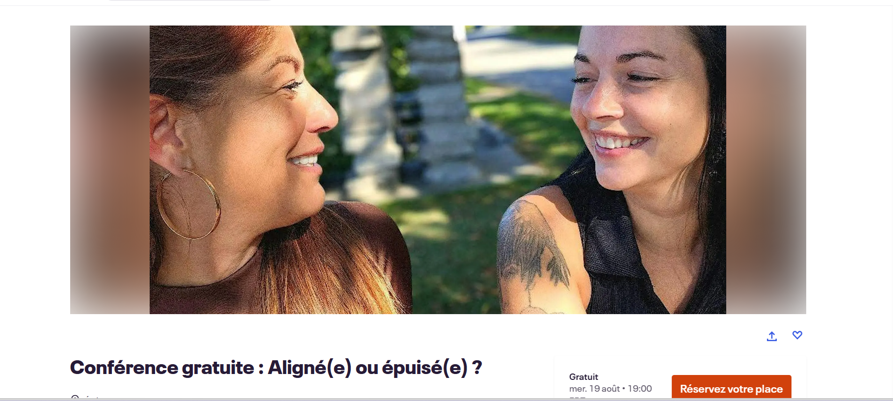 Conférence gratuite – Aligné(e) ou épuisé(e) ?