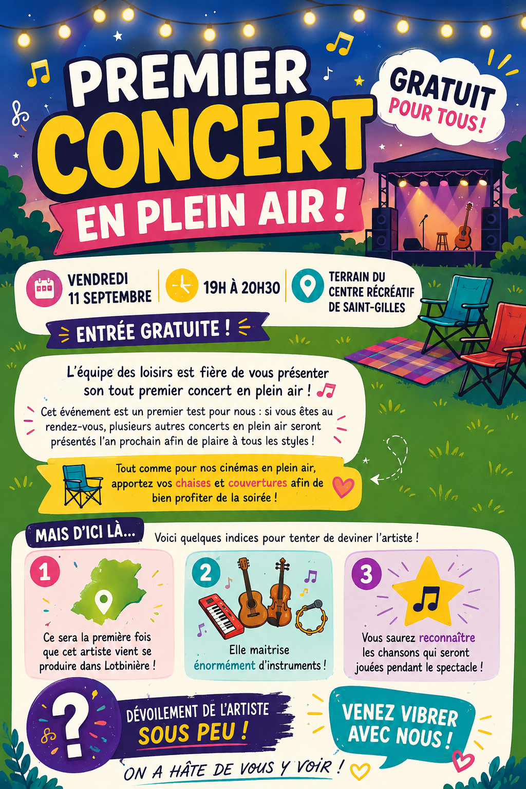 Concert en plein air